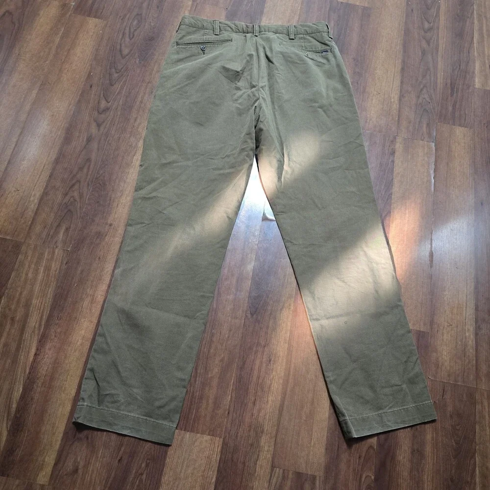 Polo Ralph Lauren Mens Classic Khaki Chinos Pants 34x34 Stretch Straight Fit